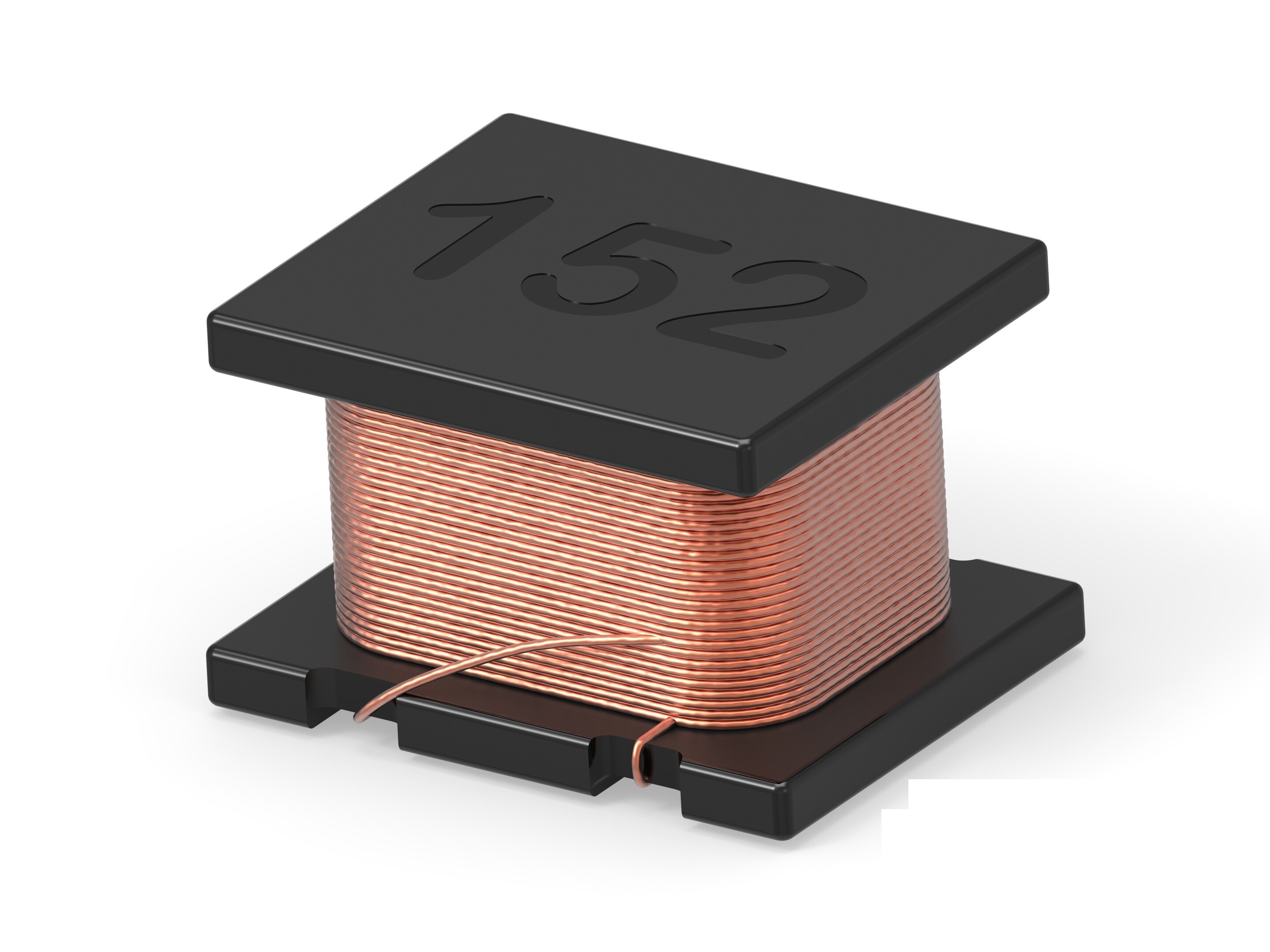 TE Connectivity, 3627, 3627 Unshielded Wire-wound SMD Inductor with a Ferrite Core, 4.7 μH 20% 650mA Idc