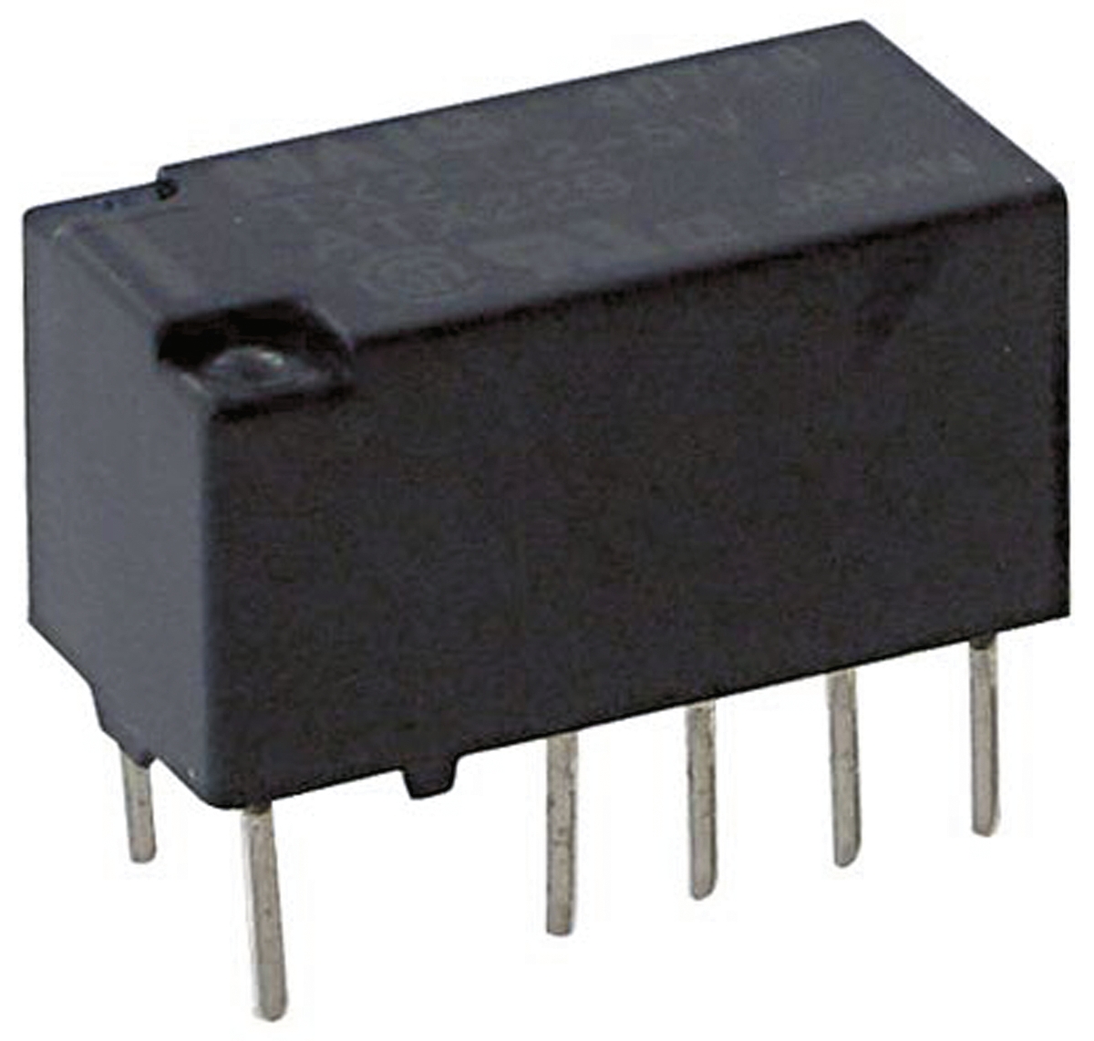 Panasonic PCB Mount Latching Signal Relay, 5V dc Coil, 2A Switching Current, DPDT