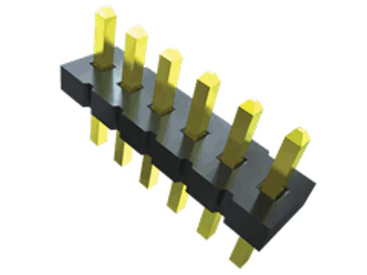 Samtec FTS Series Straight Surface Pin Header, 12 Contact(s), 1.27 mm Pitch, 2 Row, Unshrouded