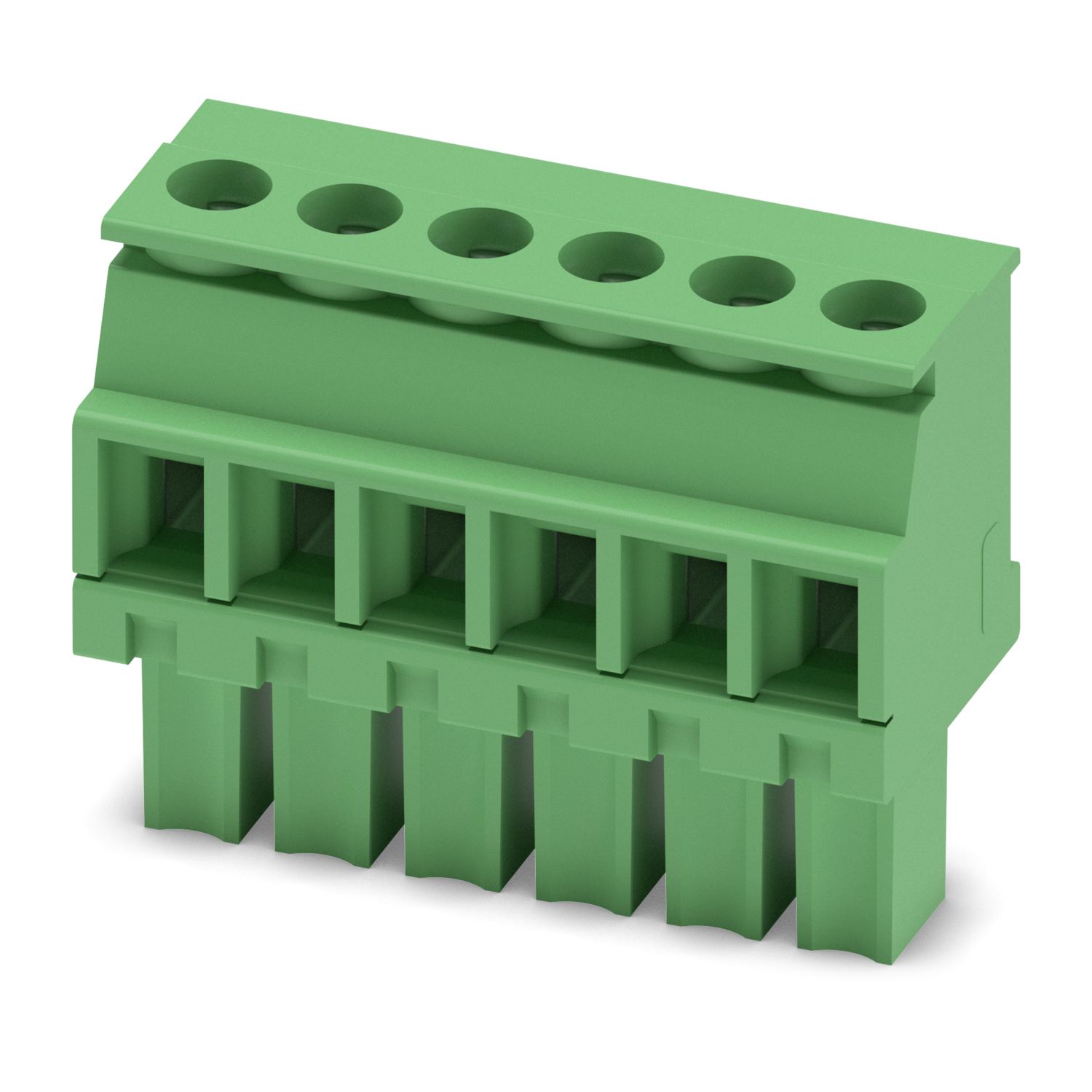 Phoenix Contact, 3.81mm Pitch, MCVW 1.5/ 6-ST-3.81, 6 Way, , Pluggable Terminal Block, Plug, Cable Mount, Screw