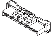 Molex Female Crimp Connector Housing, 2mm Pitch, 4 Way, 1 Row