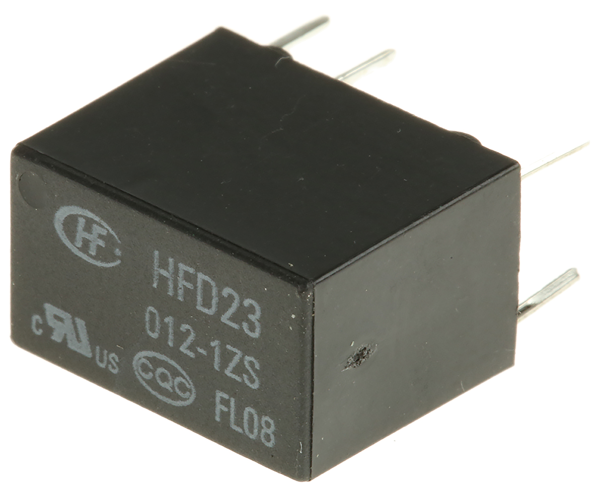 RS PRO PCB Mount Signal Relay, 12V dc Coil, 2A Switching Current, SPDT