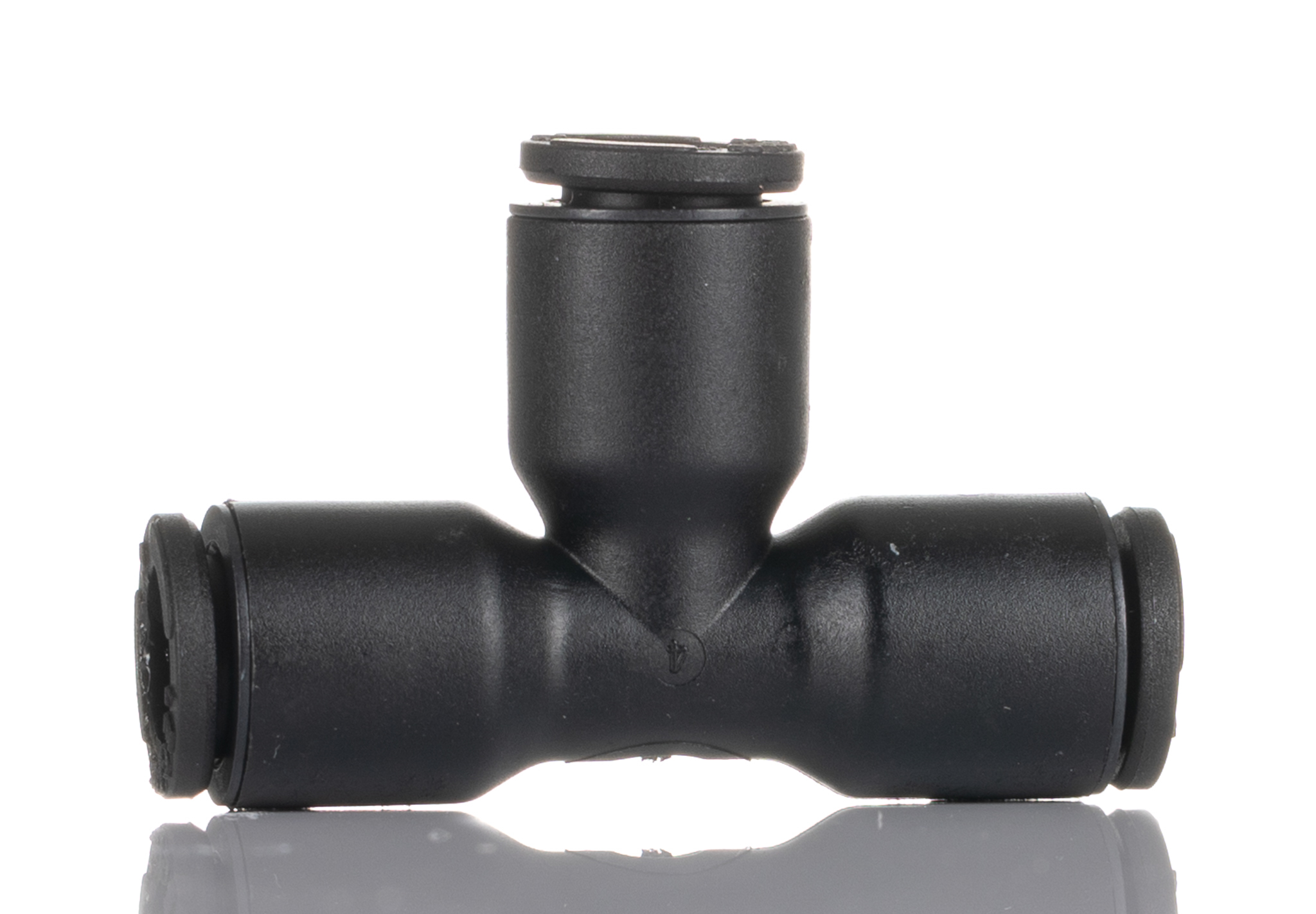 Legris LF3000 Series Tee Tube-to-Tube Adaptor Push In 8 mm, Push In 8 mm to Push In 8 mm, Tube-to-Tube Connection Style