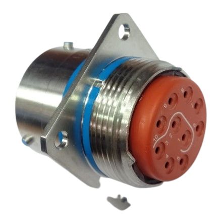 Amphenol India 41 Way MIL Spec Circular Connector Receptacle, Pin Contacts