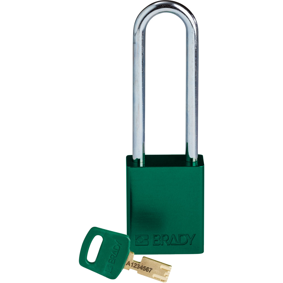 Brady LOTO-99 Key Weatherproof Aluminium Padlock, 6.35mm Shackle, 38.00mm Body