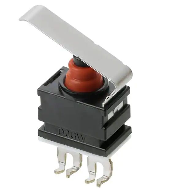 Omron Hinge Lever Subminiature Micro Switch, Wire Lead Terminal, 1 mA, SPST -NC, IP67