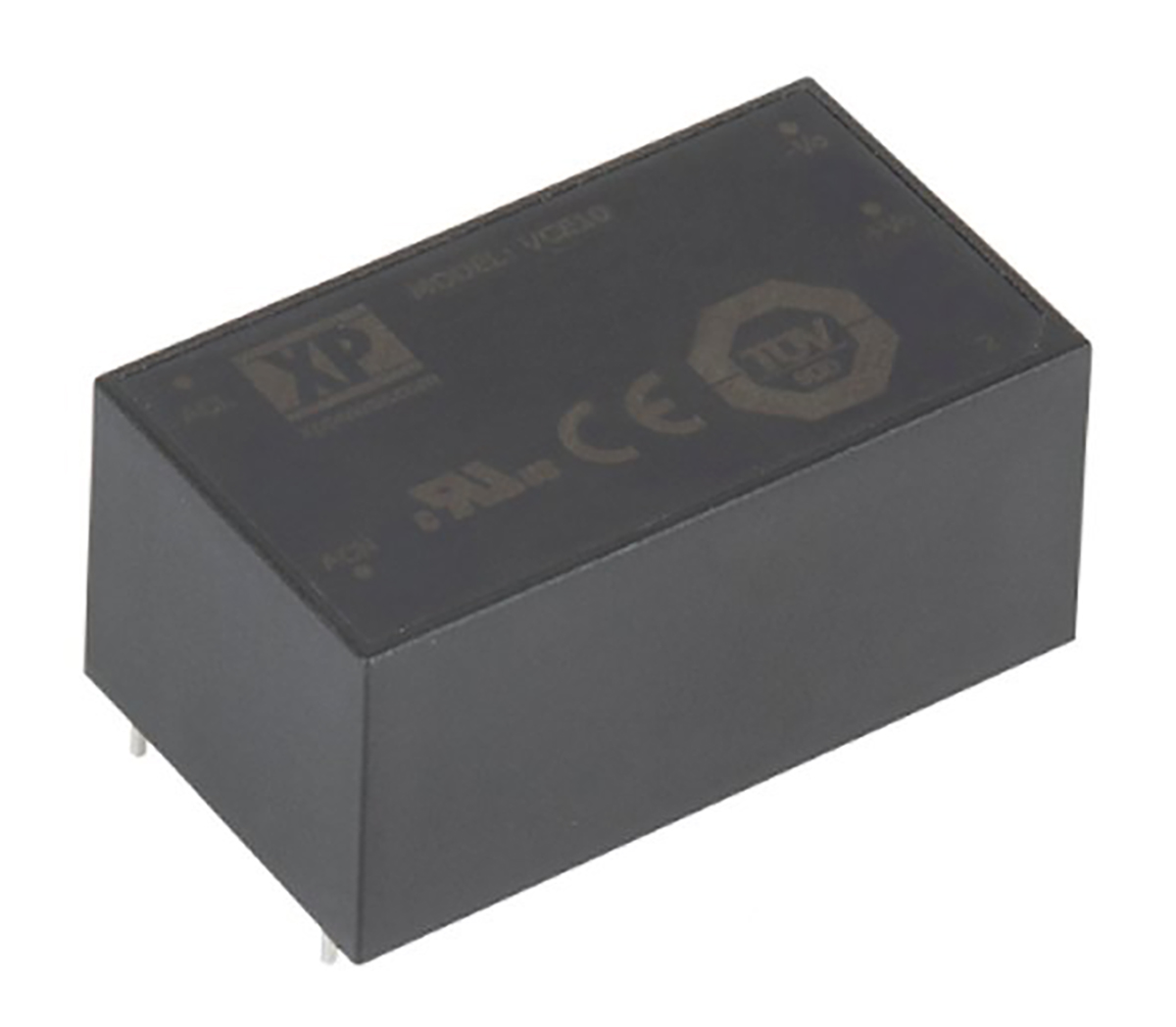 XP Power Switching Power Supply, VCE10US03, 3.3V dc, 2400mA, 8W, 1 Output, 85 → 305V ac Input Voltage