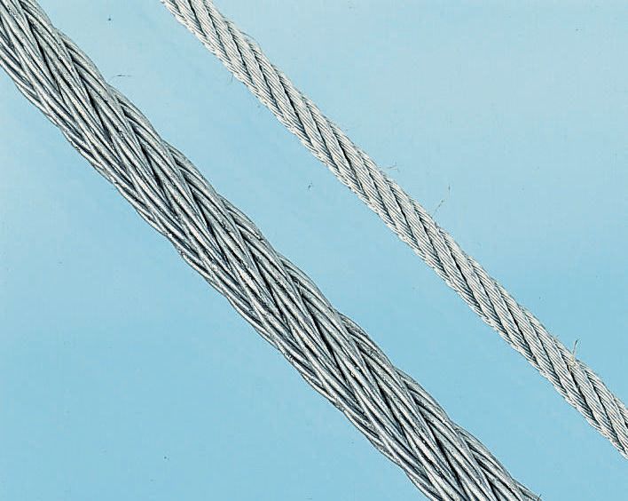 RS PRO Galvanised Metal Wire Rope, 75m