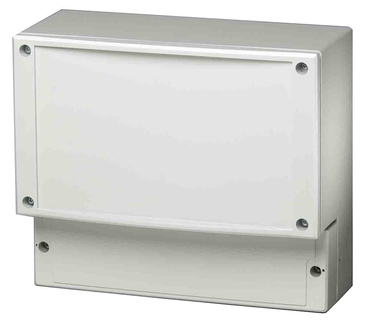 Fibox Grey Polycarbonate Enclosure, IP65, Transparent Lid, 213 x 185 x 102mm