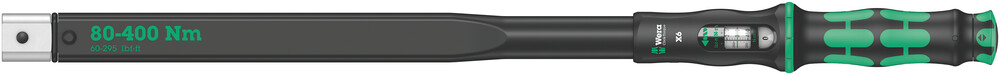 Wera Click-Torque X 6 Click Torque Wrench, 80 → 400Nm