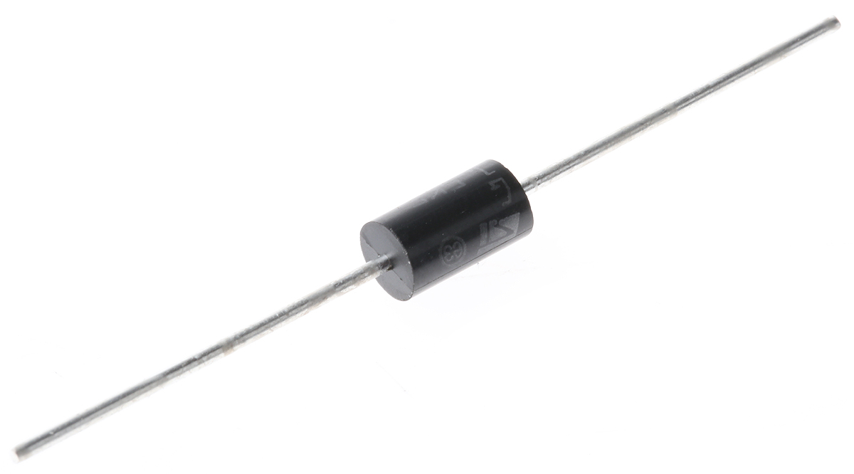 STMicroelectronics 1.5KE100CA, Bi-Directional TVS Diode, 1500W, 2-Pin DO-201