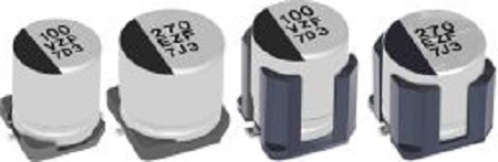 Panasonic 100μF Conductive Polymer Hybrid Aluminium Electrolytic Capacitor 35V dc, Surface Mount - EEHZF1V101P