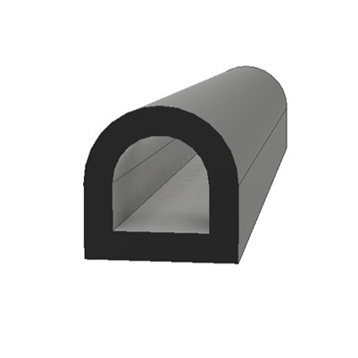 RS PRO Black EPDM  Edging Strip, 20m