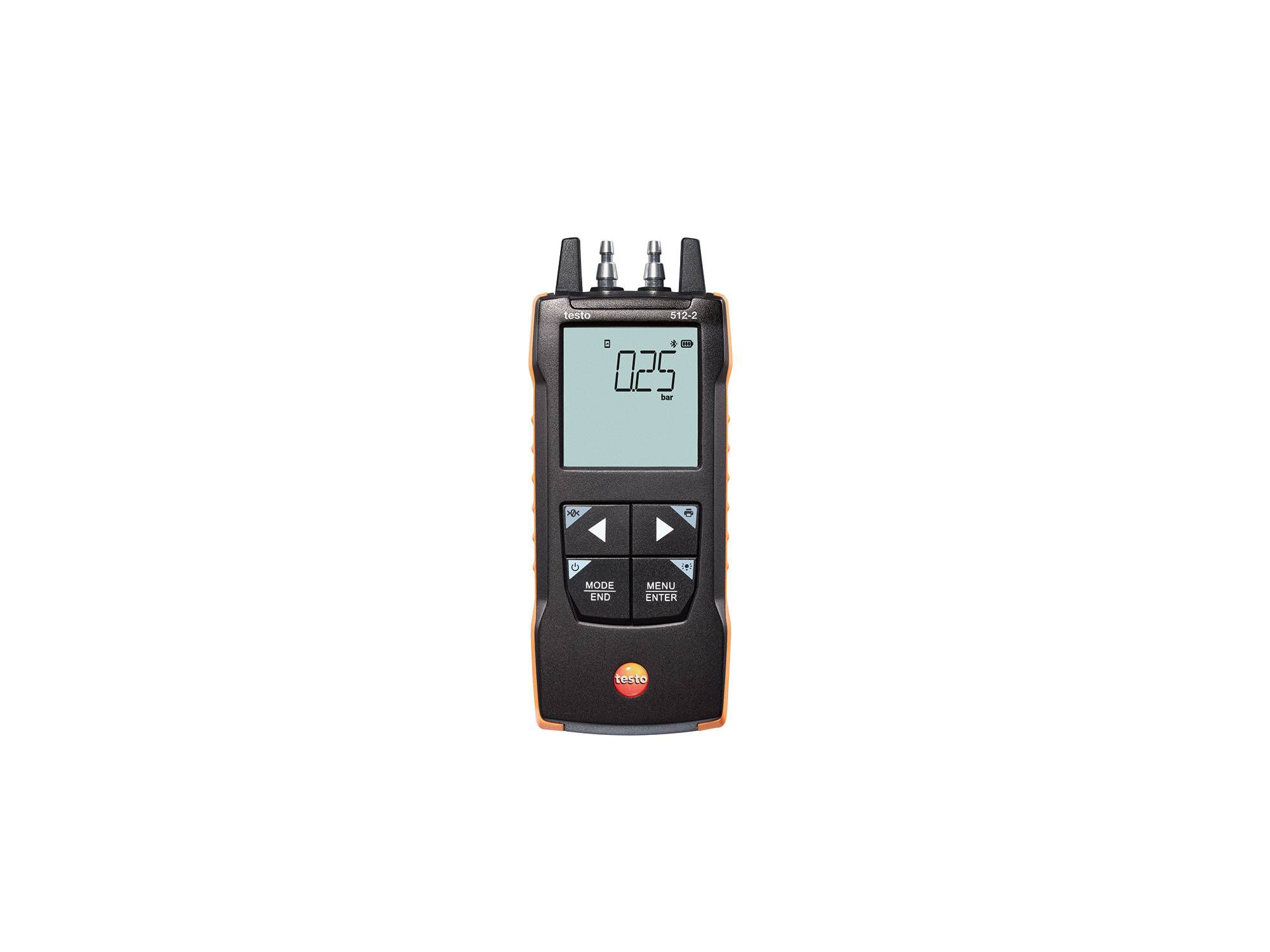 Testo 512-2 Differential Manometer With 2 Pressure Port/s, Max Pressure Measurement 2000mbar