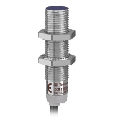 Telemecanique Sensors Inductive Threaded Barrel Proximity Sensor, M12, 4 mm Detection, NPN NO, 12 → 24 V dc