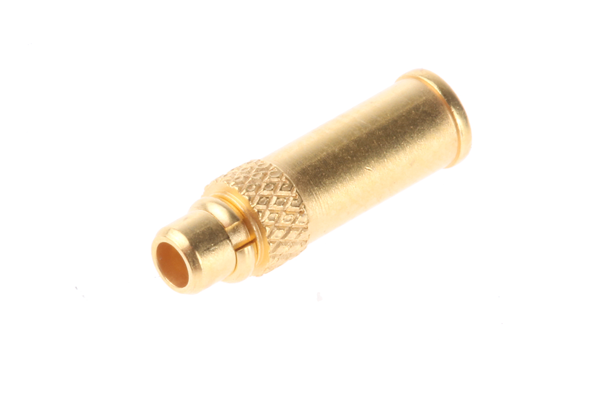 Huber+Suhner, Plug Cable Mount MMCX Connector, 50Ω, Solder Termination, Straight Body