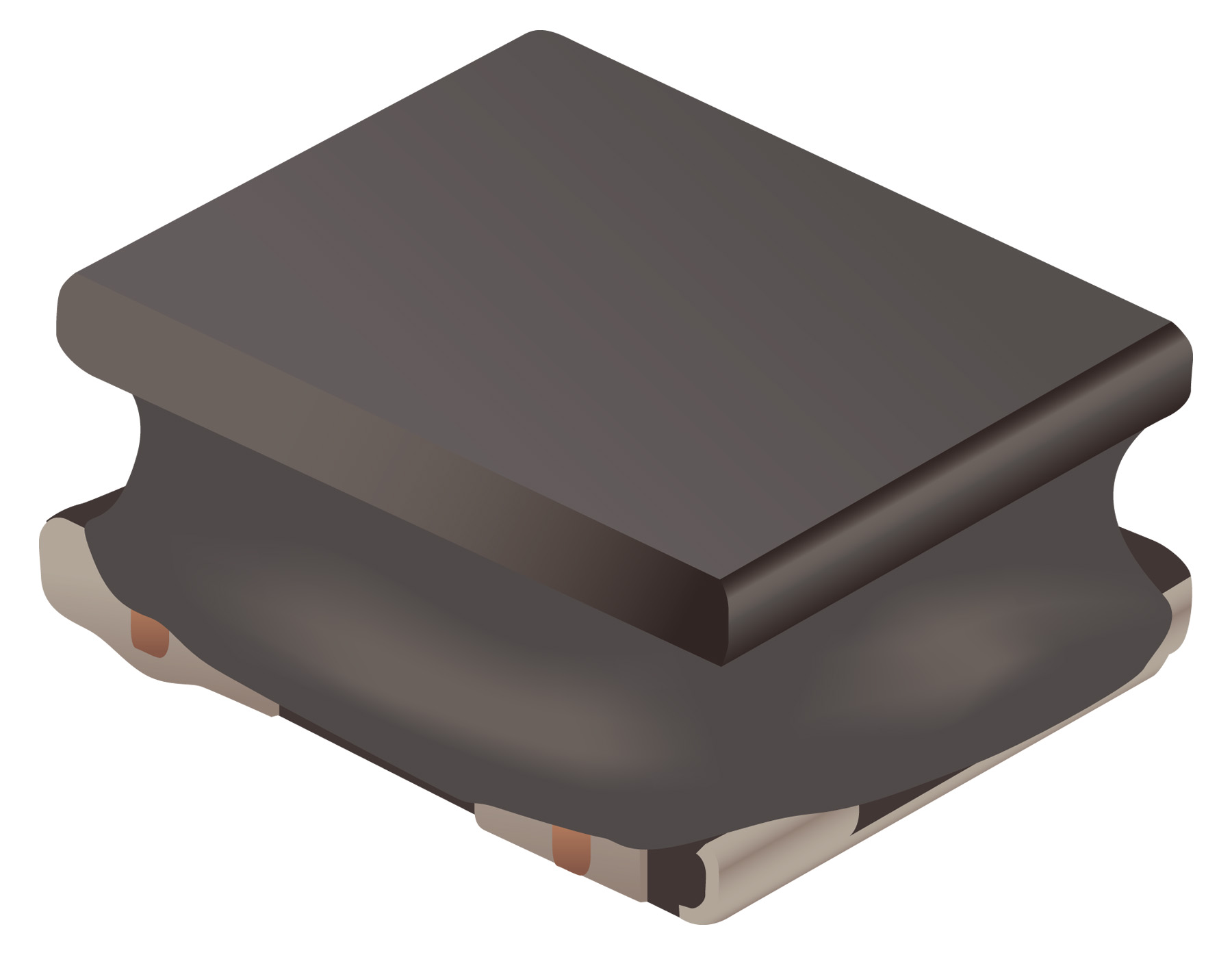 Bourns, SRN5020TA, 5020 Yes Surface Mount Inductor with a Ferrite Core, 47 μH Semi Shielded 20 % 700 mA Idc Q:15