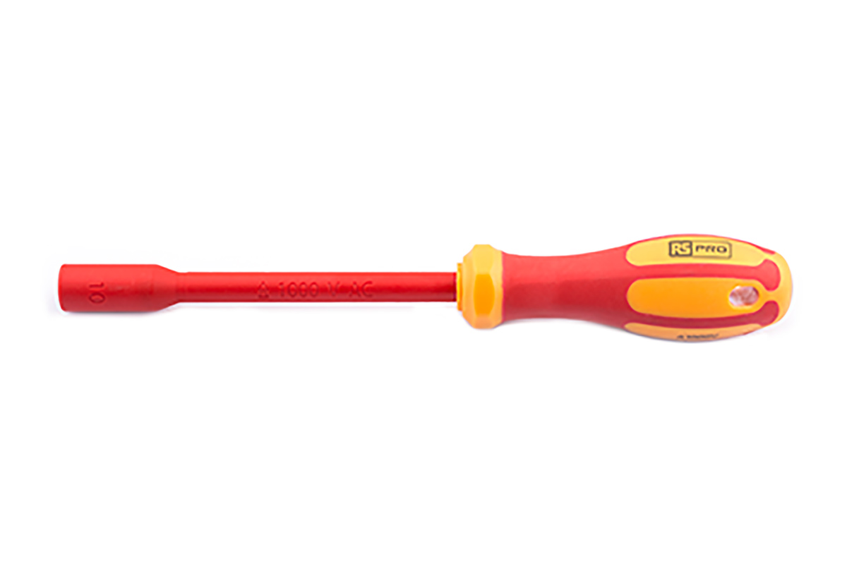 RS PRO Hexagon Nut Driver, 7 mm Tip, VDE/1000V, 125 mm Blade, 235 mm Overall