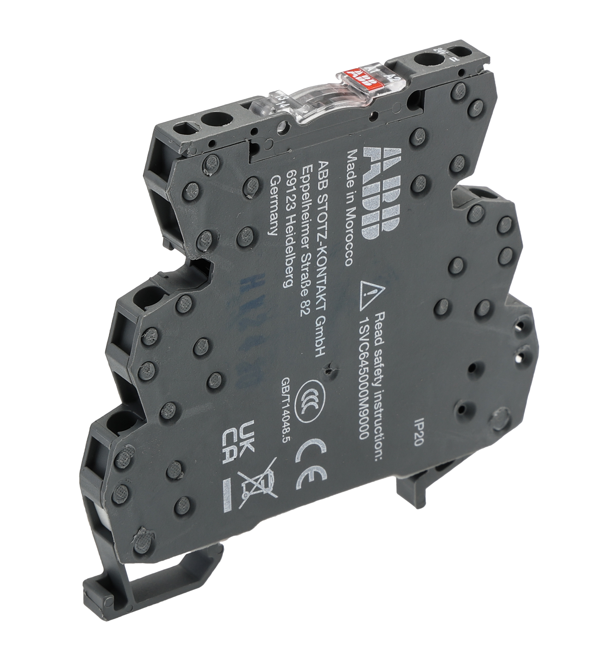 ABB Solid State Relay, DIN Rail Mount, 24 V ac/dc Control