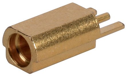 Huber+Suhner, Jack Surface Mount MMCX Connector, 50Ω, Solder Termination, Straight Body
