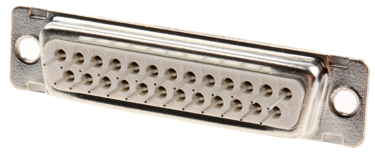 Amphenol Communications Solutions D 25 Way Through Hole D-sub Connector Plug, 2.76mm Pitch