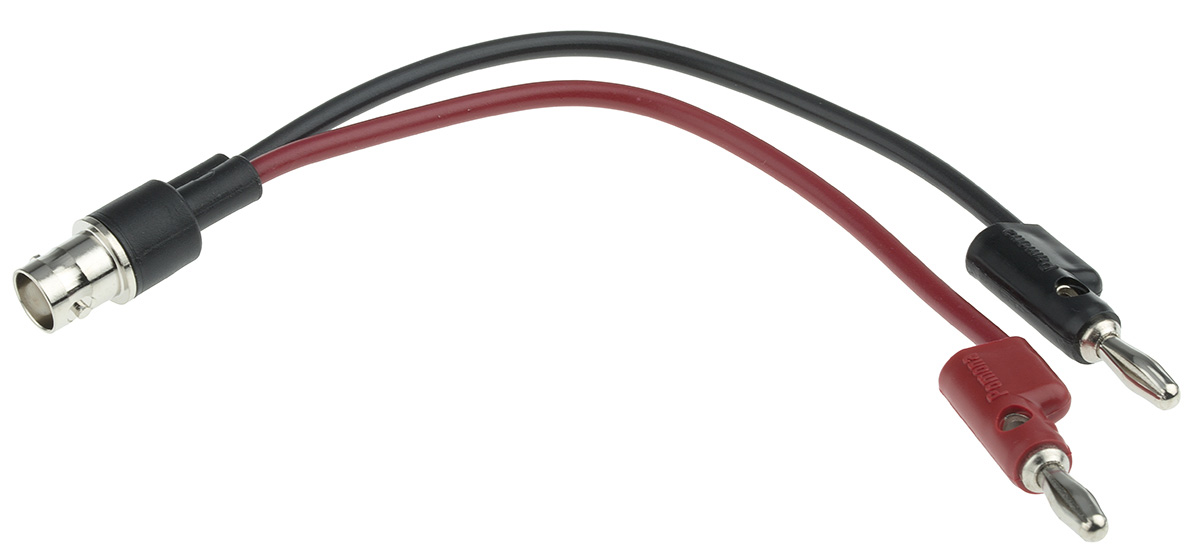 Pomona BNC Test Lead, 500V dc, Black, Red, 210.69mm Lead Length