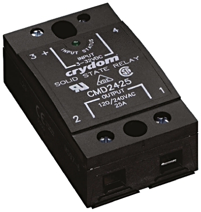 Sensata Crydom Solid State Relay, 25 A Load, Panel Mount, 280 V Load, 32 V Control