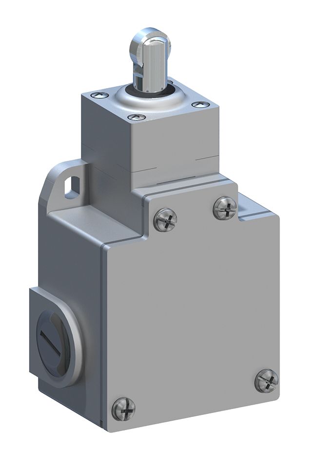 RS PRO Roller Plunger Limit Switch, 1NO/1NC, IP66, Aluminium Housing, 400V ac Max, 10A Max