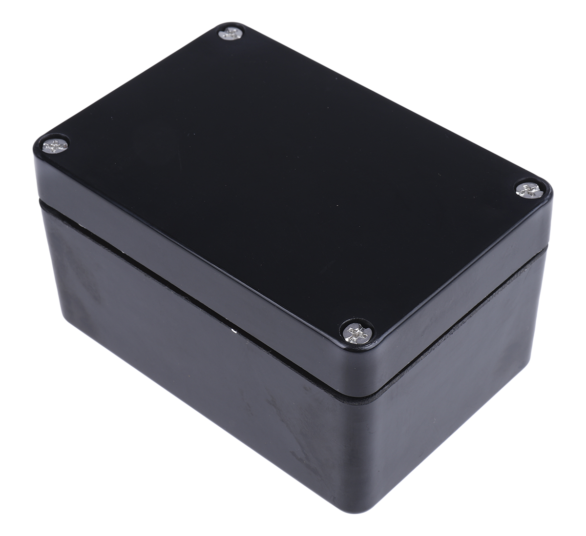 RS PRO Black Glass Fibre Reinforced Polyester Junction Box, IP66, ATEX, IECEx, 110 x 75 x 55mm
