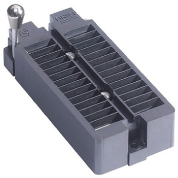 Aries Electronics 2.54mm Pitch 24 Way Through Hole DIP IC Socket