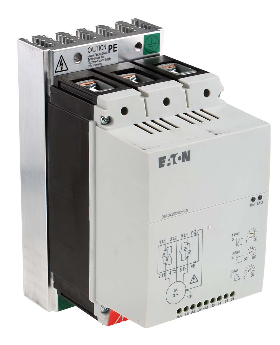 Eaton Soft Starter, , 55 kW, 400 V ac, 3 Phase, IP20