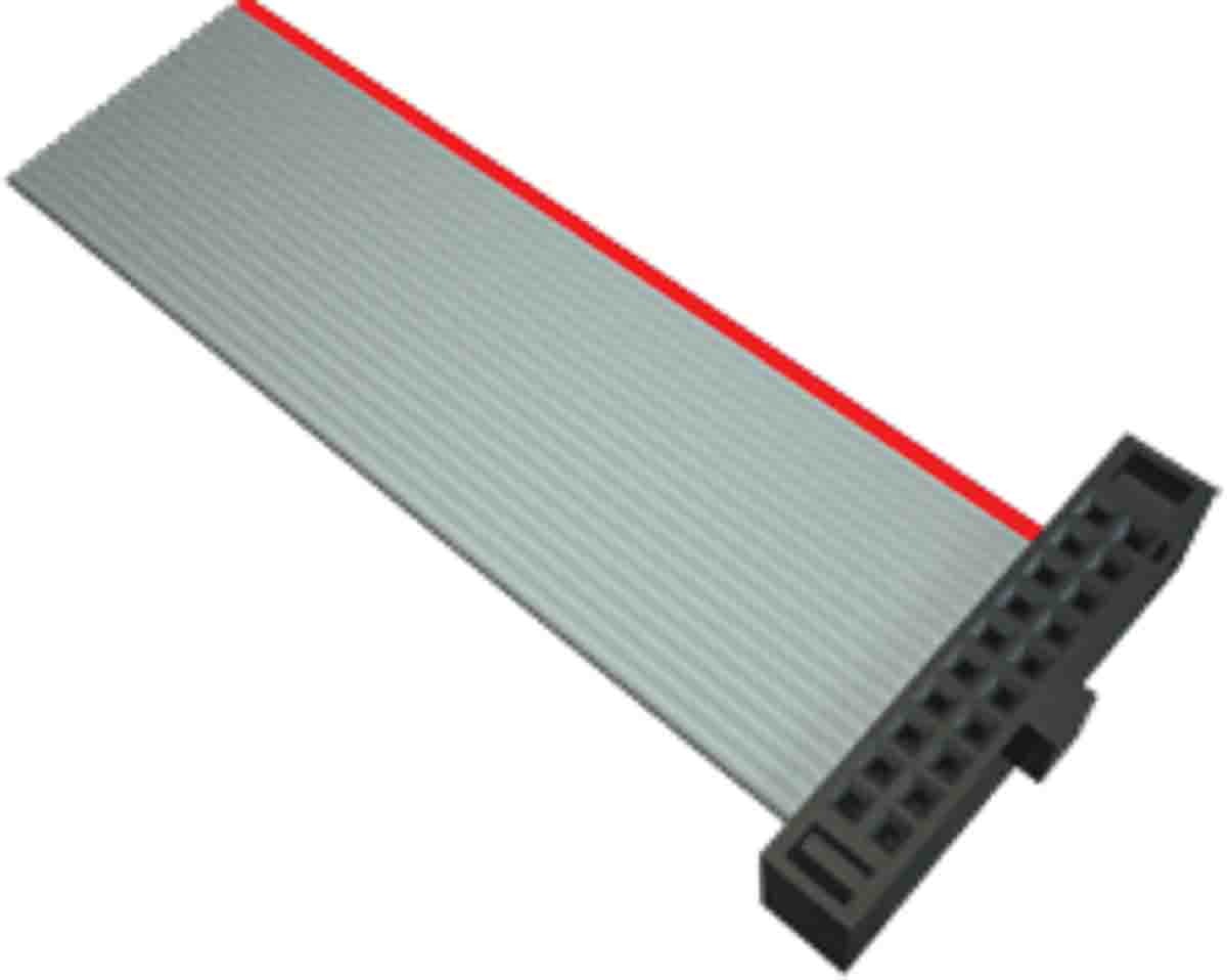 Samtec FFSD Series Flat Ribbon Cable, 14-Way, Tiger Eye IDC to Tiger Eye IDC