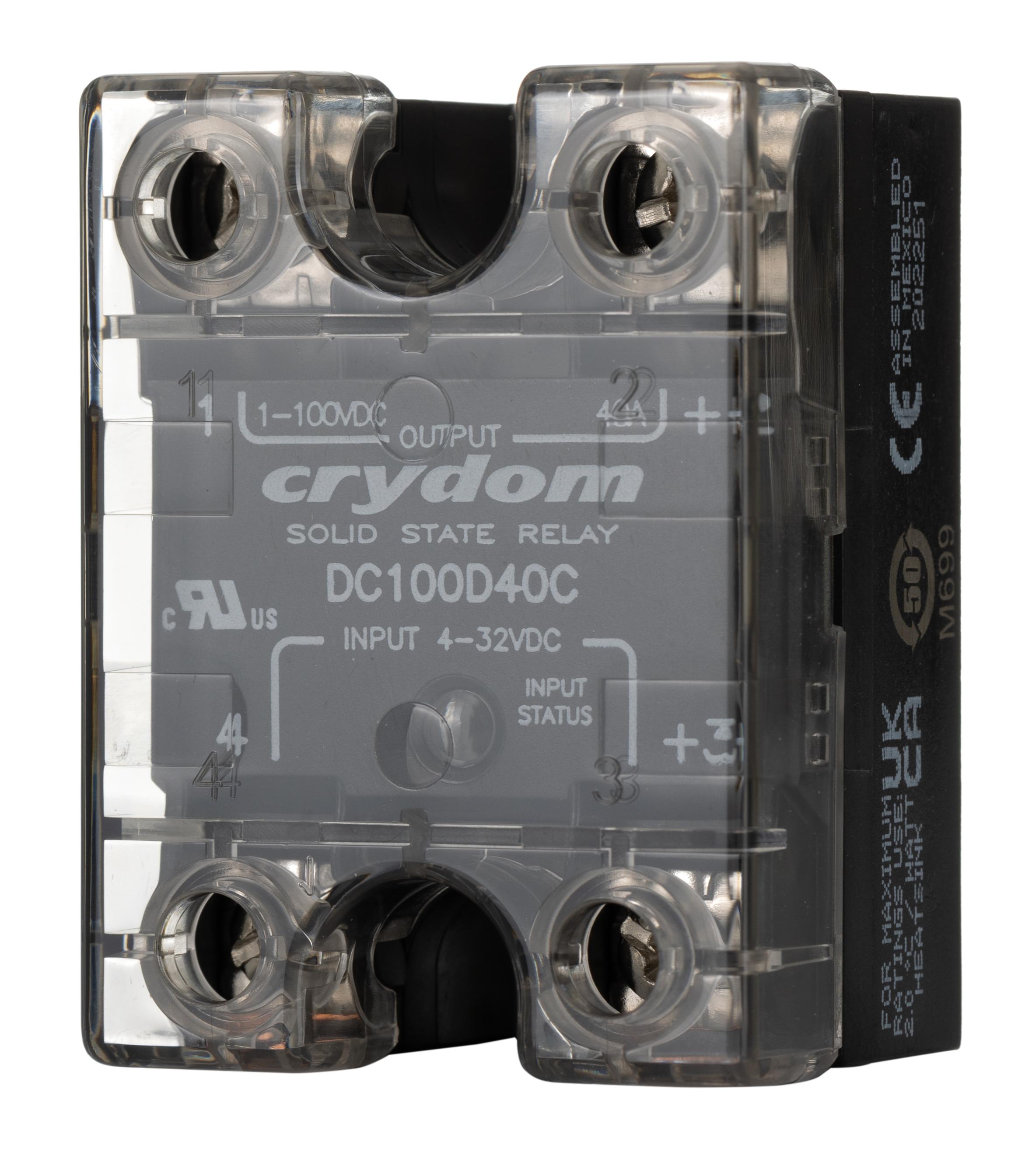 Sensata Crydom PowerPlus DC Series Solid State Relay, 40 A Load, Surface Mount, 72 V dc Load, 32 V dc Control