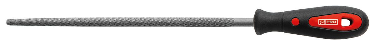 RS PRO 250mm, Second Cut, Round Engineers File With Soft-Grip Handle
