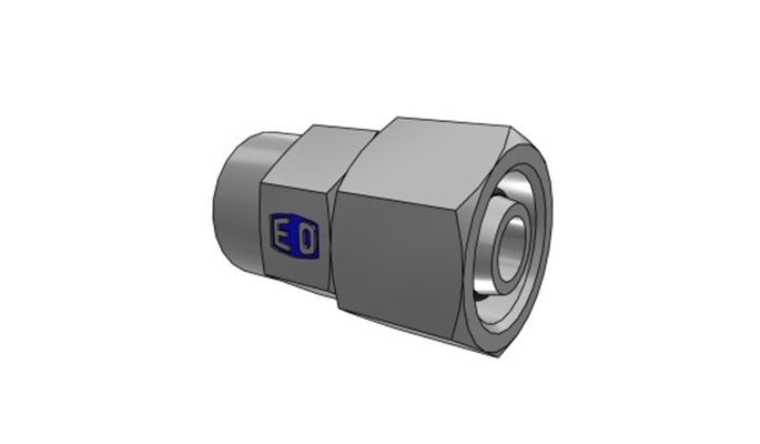 Parker Hydraulic Swivel 24° Metric Flareless Male to BSPP 1/4-19 Male, MAVE10SR1/4CF