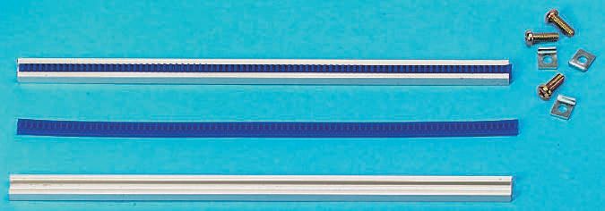 RS PRO Aluminium Gear Rack Rail, 1000mm Long
