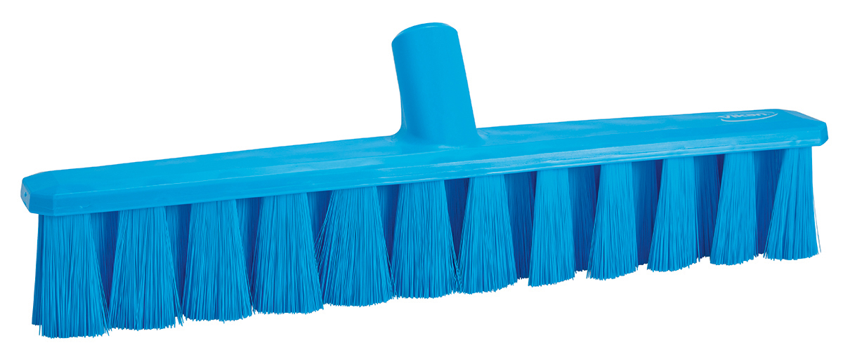 Vikan Broom, Blue With PET Bristles