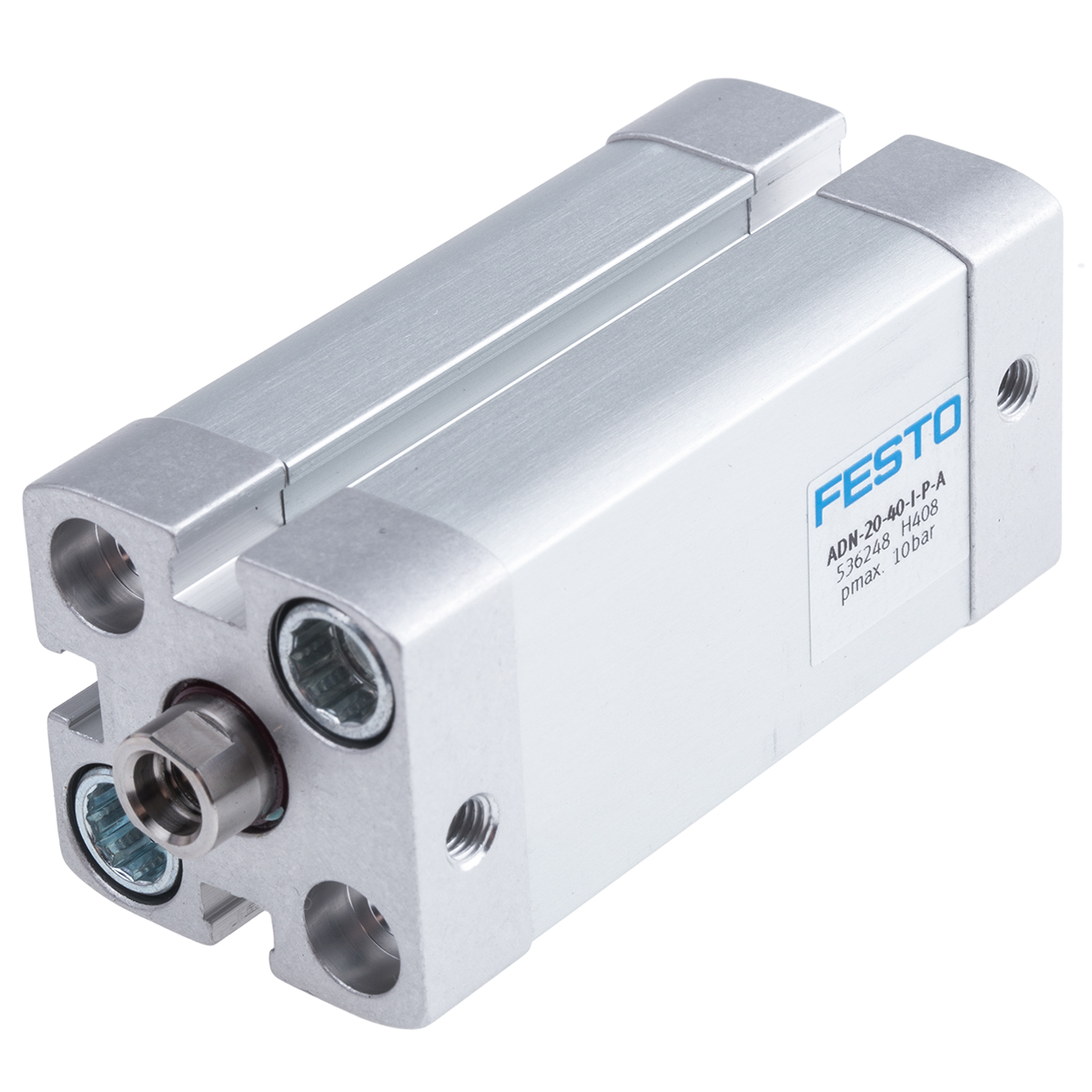 Festo Pneumatic Cylinder - 536248 20 mm Bore, 40 mm ADN Series, Double Acting Acting