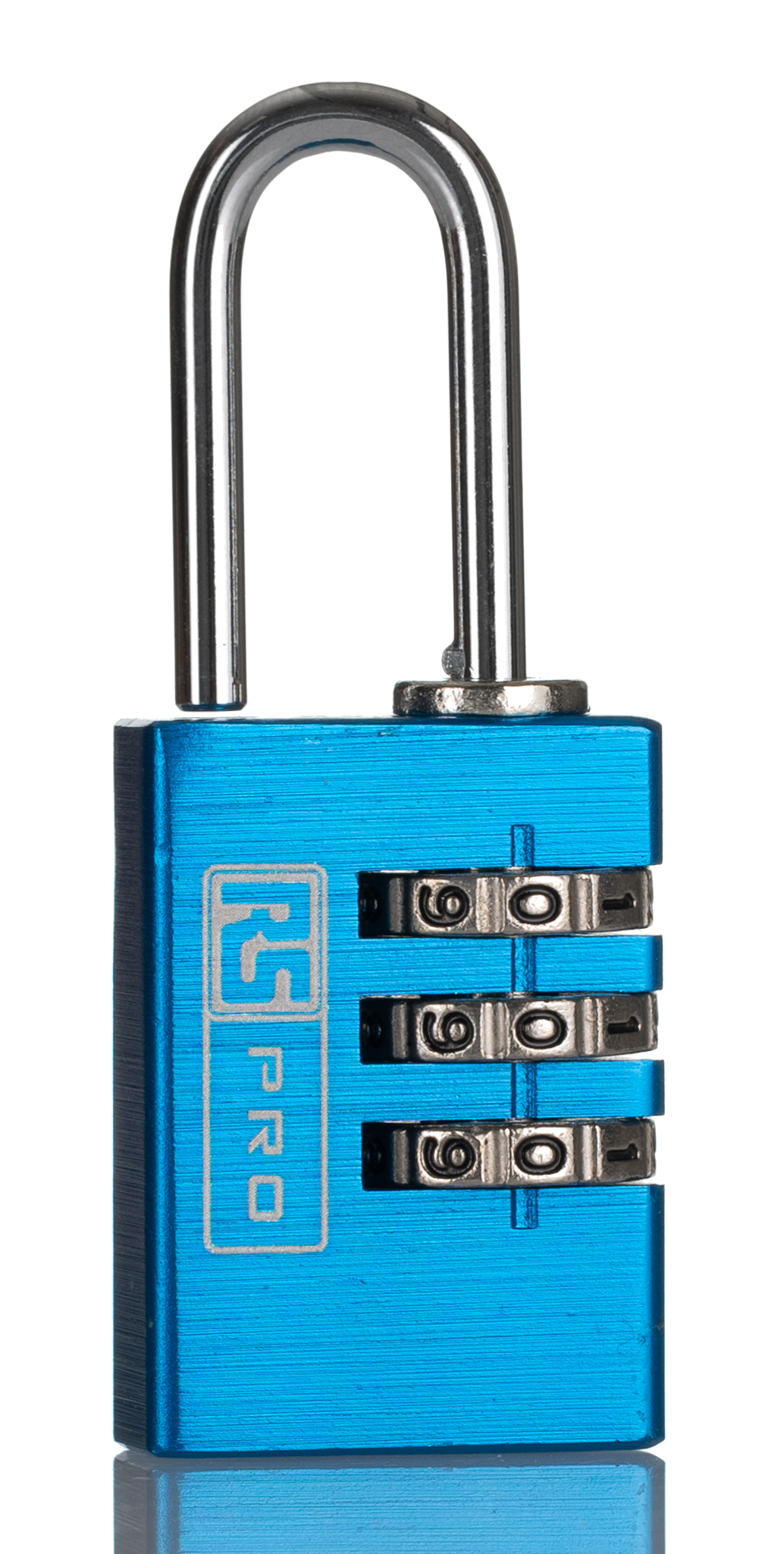 RS PRO Combination Aluminium Combination Padlock, 3mm Shackle, 23mm Body