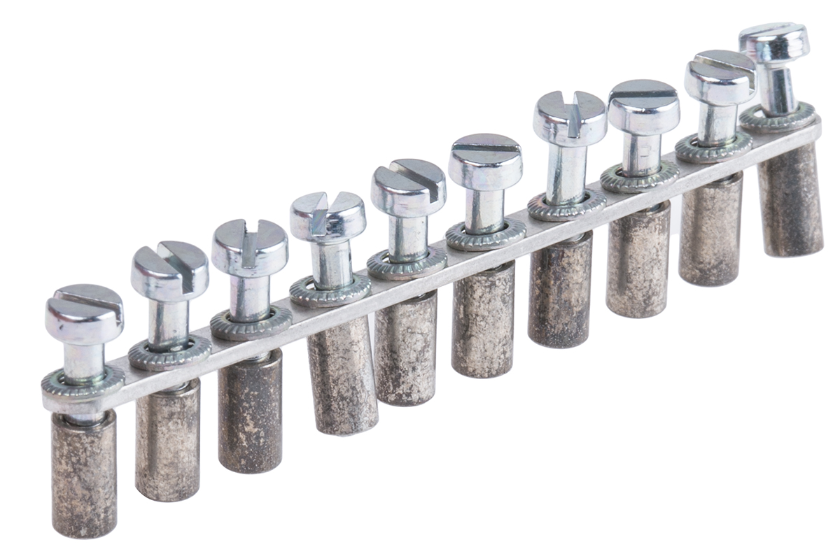 Entrelec BJM Series Jumper Bar for Use with DIN Rail Terminal Blocks