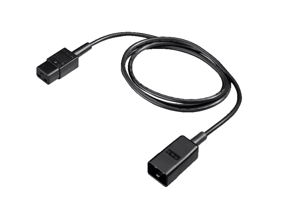 Rittal IEC C19 IEC C20 Power Cord, 1.8m