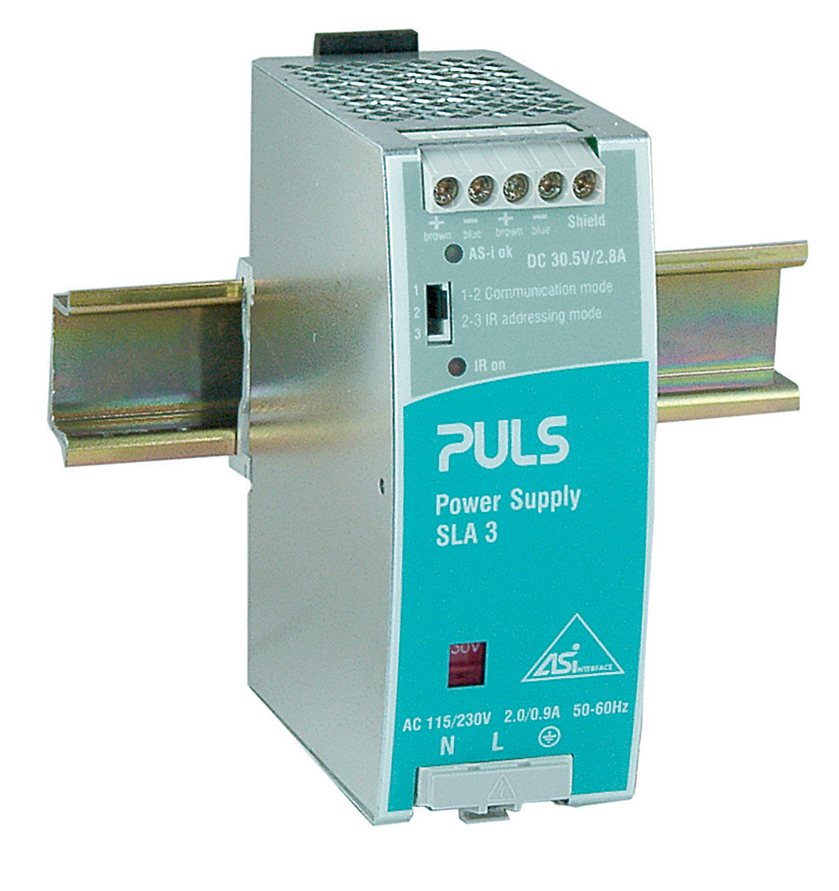 PULS SLA3 Interface DIN Rail Power Supply, 240V ac Input, 30.6V dc Output, 2.8A Output