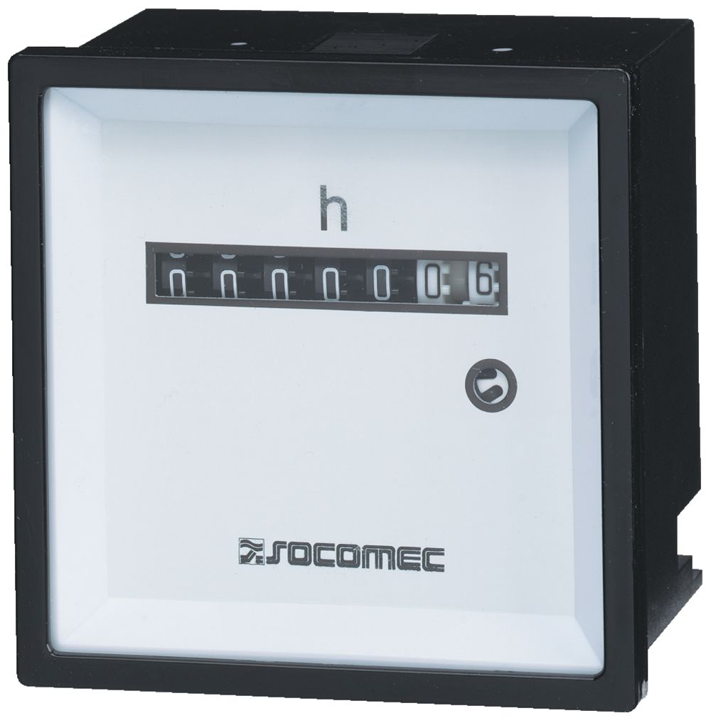 Socomec 192Q Hour Meter Mechanical, 115 V