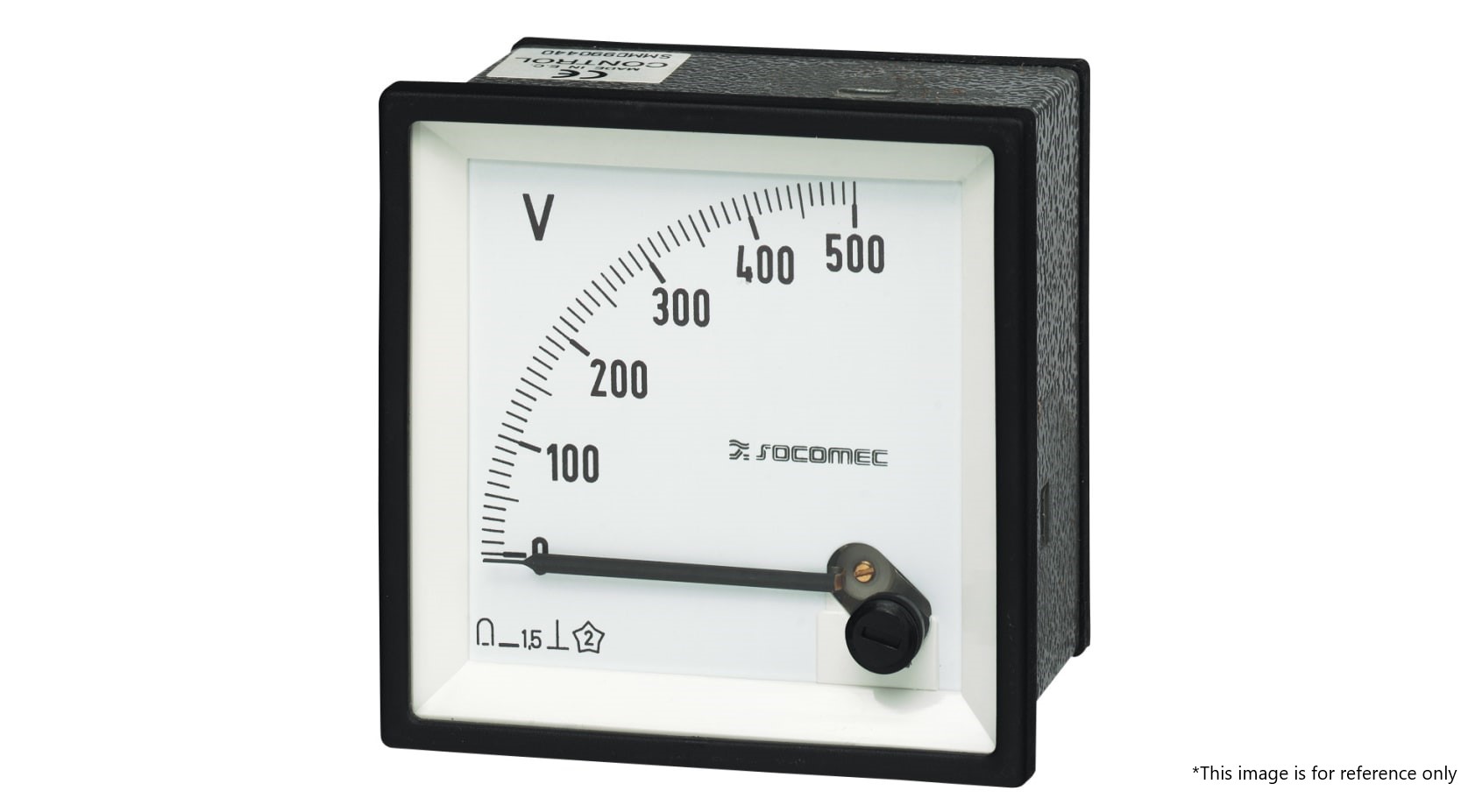 Socomec 192G Series Analogue Voltmeter DC, Analogue Display