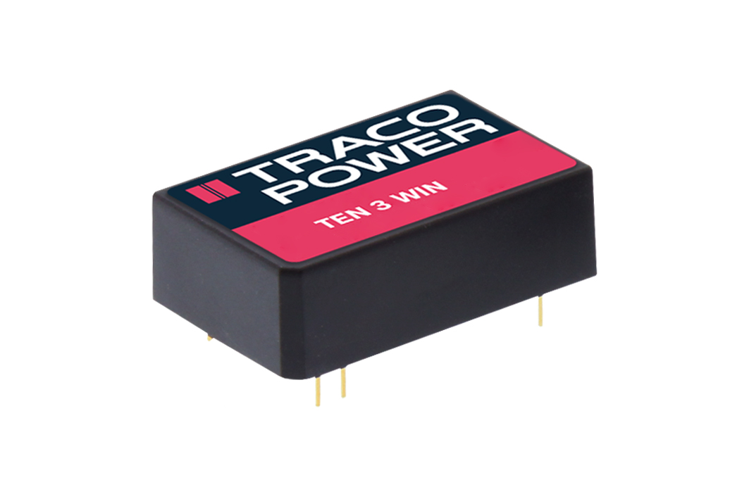TRACOPOWER TEN 3WIN DC-DC Converter, 3.3V dc/ 750mA Output, 9 → 36 V dc Input, 3W, Through Hole, +85°C Max Temp