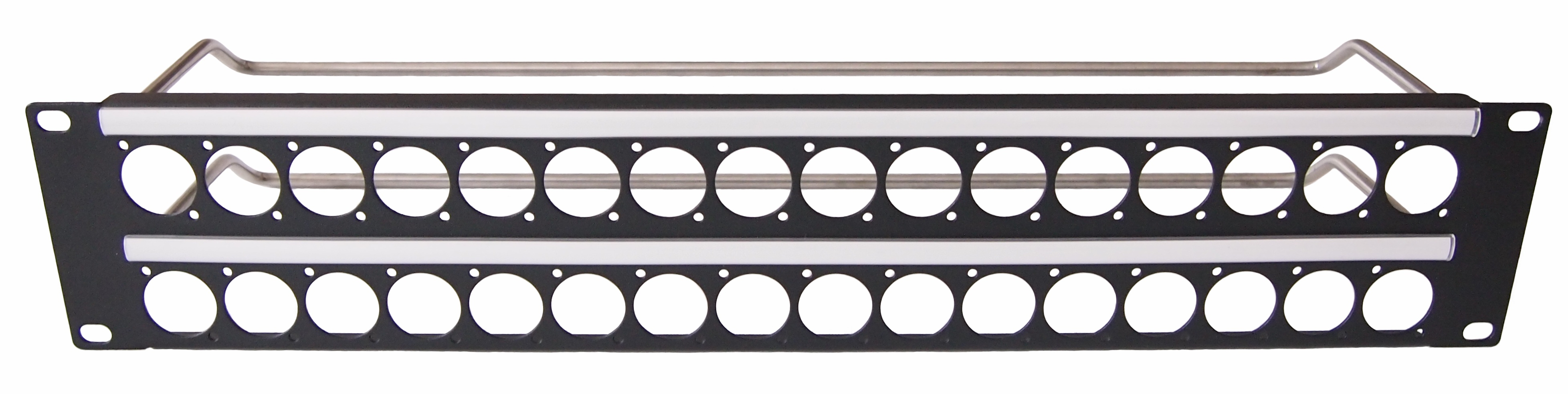 RS PRO Black Steel Rack Panel, 2U, Ventilated