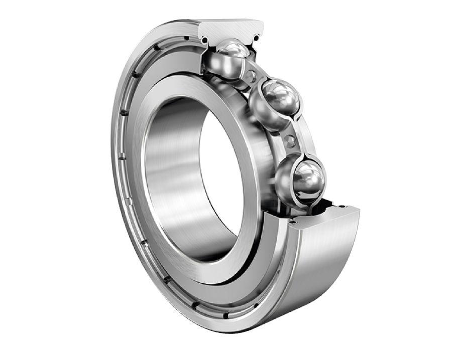 FAG 607-2Z-HLN 1 Row Ball Bearing - 7 mm ID, 19 mm OD