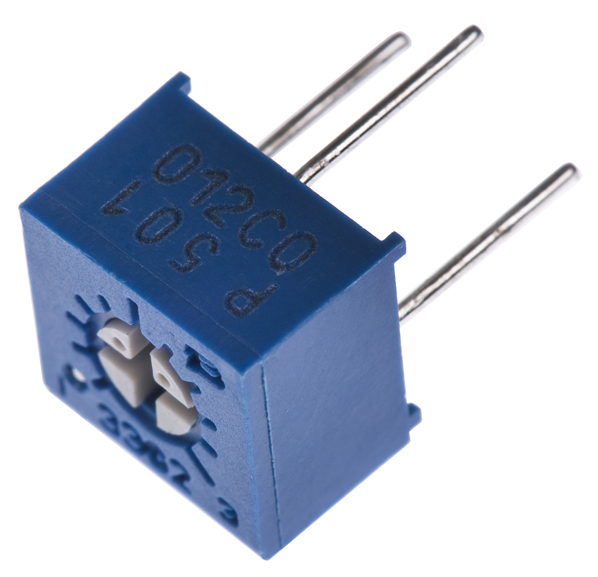500Ω, Through Hole Trimmer Potentiometer 0.5W Top Adjust Bourns, 3362