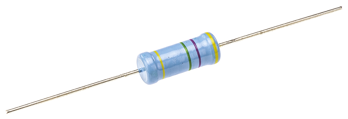 Vishay 4.7MΩ Metal Glaze Resistor 1W ±5% VR68000004704JAC00