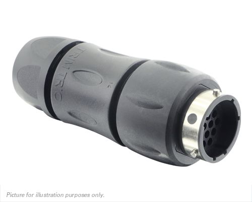 Souriau Sunbank by Eaton Circular Connector, 19 Contacts, In-Line, Standard Connector, Socket, Male, IP68, IP69K, UTGX
